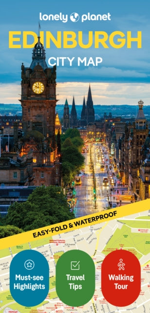 Cover image for 9781787018266 - Lonely Planet Edinburgh City Map