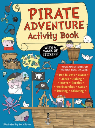 Cover image for 9781787080072 - Pirate Adventure Activity Book
