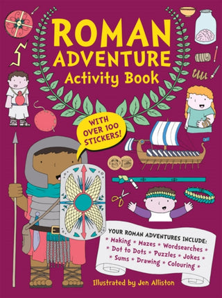 Cover image for 9781787080423 - Roman Adventure Activity Book