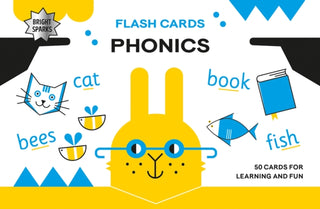 Cover image for 9781787080843 - Bright Sparks Flash Cards - Phonics