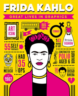 Cover image for 9781787081147 - Great Lives in Graphics: Frida Kahlo