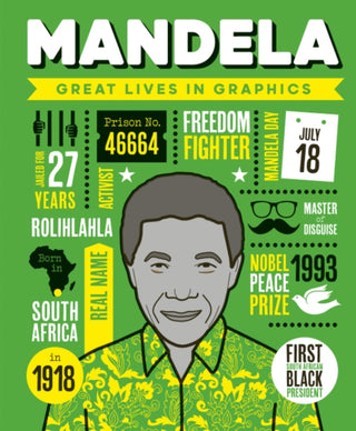 Cover image for 9781787081369 - Great Lives in Graphics: Mandela