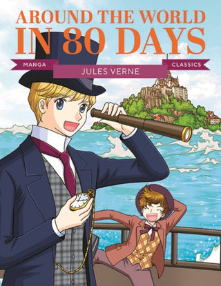 Cover image for 9781787081703 - Manga Classics: Around the World in Eighty Days