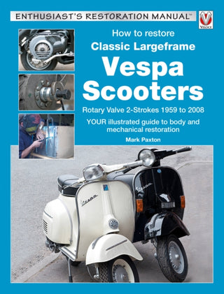 Supplemental image for 9781787110281 - How to Restore Classic Largeframe Vespa Scooters