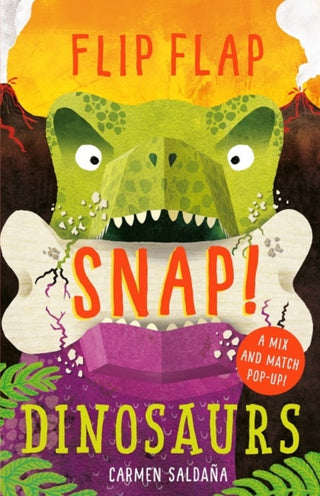 Cover image for 9781787412361 - Flip Flap Snap: Dinosaurs