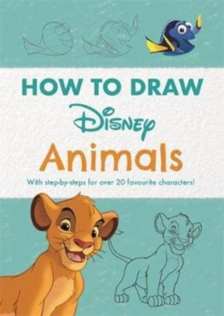 Cover image for 9781787417120 - Disney How to Draw Animals