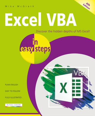 Cover image for 9781787910034 - Excel VBA in easy steps