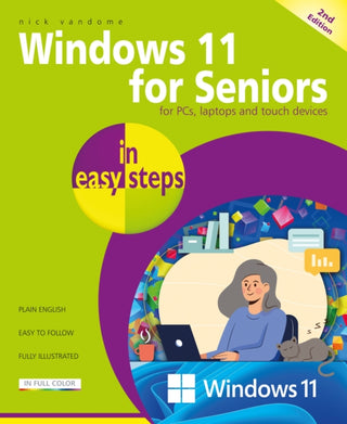 Supplemental image for 9781787910225 - Windows 11 for Seniors in easy steps