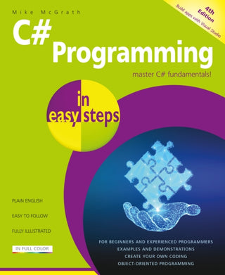 Cover image for 9781787910386 - C# Programming in easy steps
