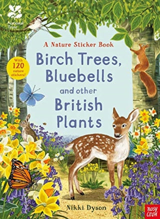 Cover image for 9781788004084 - National Trust: Birch Trees, Bluebells and Other British Plants
