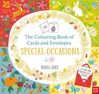 Cover image for 9781788006453 - National Trust: The Colouring Book of Cards and Envelopes: Special Occasions
