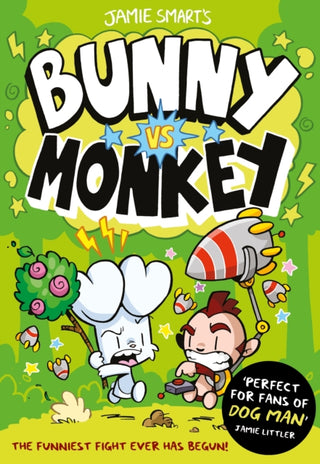 Cover image for 9781788451772 - Bunny vs Monkey (a Phoenix Comic Book, from the multi-million-selling creative genius Jamie Smart)