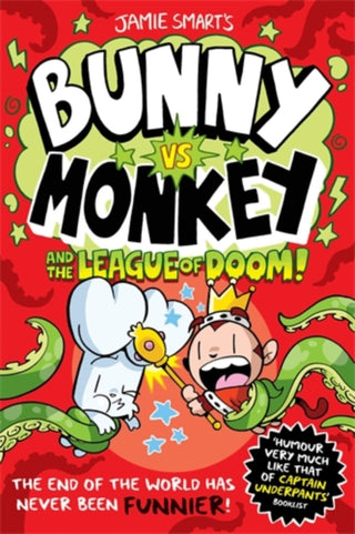 Cover image for 9781788452304 - Bunny vs Monkey and the League of Doom (a Phoenix Comic Book, from the million-selling Jamie Smart, Illustrator of the Year)