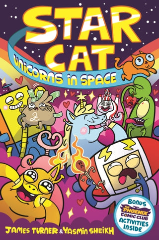 Cover image for 9781788453561 - Star Cat: Unicorns in Space! (a Phoenix Comic Book)