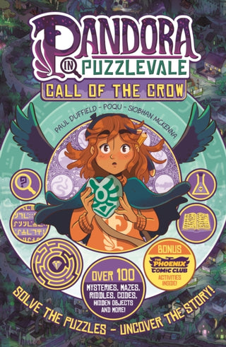 Cover image for 9781788453769 - Pandora in Puzzlevale: Call of the Crow (a Phoenix Comic Book)