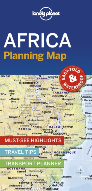 Supplemental image for 9781788685894 - Lonely Planet Africa Planning Map