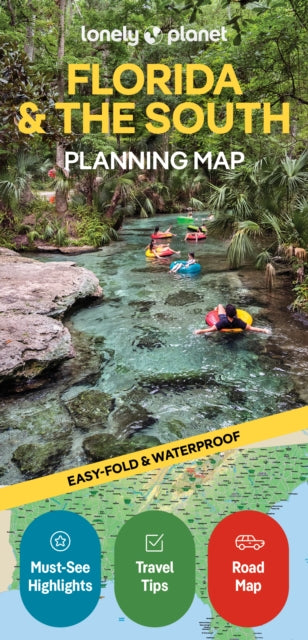 Cover image for 9781788685931 - Lonely Planet Florida & the South Planning Map