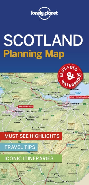 Cover image for 9781788686051 - Lonely Planet Scotland Planning Map