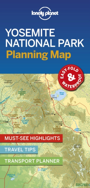 Supplemental image for 9781788686150 - Lonely Planet Yosemite National Park Planning Map