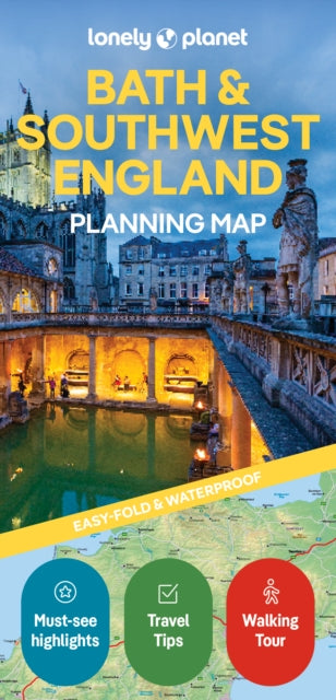 Cover image for 9781788687690 - Lonely Planet Bath & Southwest England Planning Map