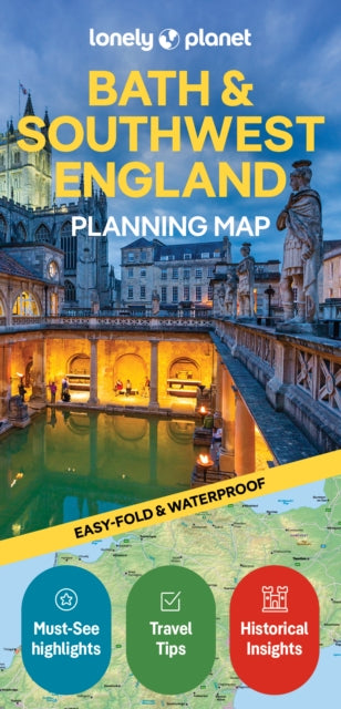 Supplemental image for 9781788687690 - Lonely Planet Bath & Southwest England Planning Map