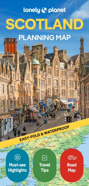 Cover image for 9781788688796 - Lonely Planet Scotland Planning Map