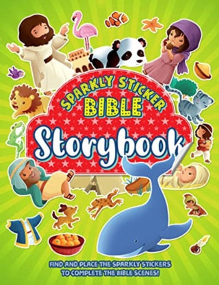 Cover image for 9781788932530 - Sparkly Sticker Bible: Storybook