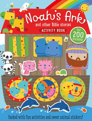 Cover image for 9781788933049 - Noah's Ark and Other Bible Stories Activity Book