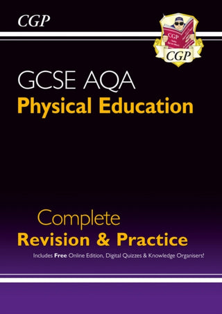 Cover image for 9781789080087 - GCSE Physical Education AQA Complete Revision & Practice (with Online Edition and Quizzes)