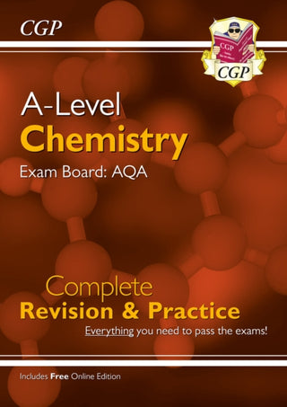 Cover image for 9781789080292 - A-Level Chemistry: AQA Year 1 & 2 Complete Revision & Practice with Online Edition