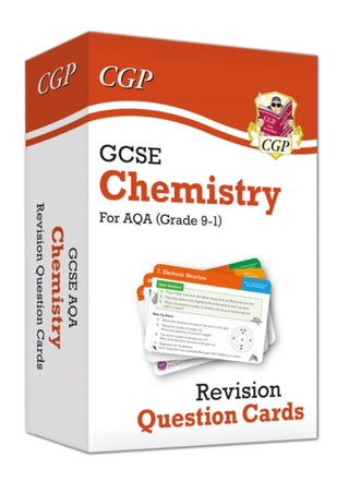 Cover image for 9781789080537 - GCSE Chemistry AQA Revision Question Cards - Q&A cards for quick practice