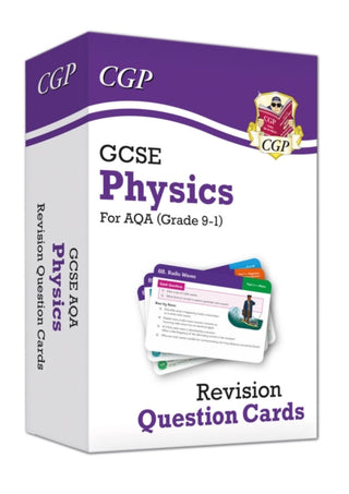 Cover image for 9781789080544 - GCSE Physics AQA Revision Question Cards - Q&A cards for quick practice