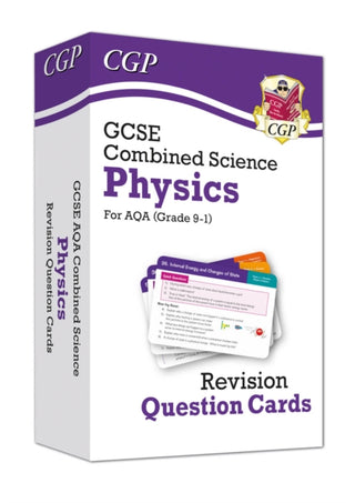 Cover image for 9781789080575 - GCSE Combined Science: Physics AQA Revision Question Cards