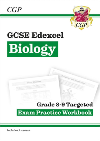 Cover image for 9781789080759 - GCSE Biology Edexcel Grade 8-9 Targeted Exam Practice Workbook (includes answers)