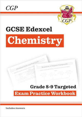 Cover image for 9781789080766 - GCSE Chemistry Edexcel Grade 8-9 Targeted Exam Practice Workbook (includes answers)