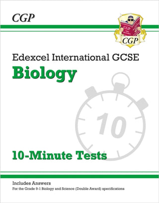 Cover image for 9781789080858 - Edexcel International GCSE Biology: 10-Minute Tests (with answers)
