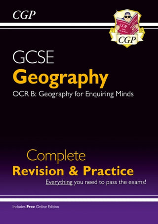 Cover image for 9781789080902 - GCSE Geography OCR B Complete Revision & Practice includes Online Edition