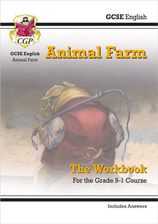 Cover image for 9781789081398 - GCSE English - Animal Farm Workbook (includes Answers)