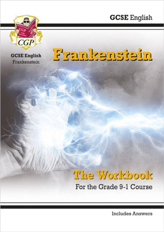 Cover image for 9781789081404 - GCSE English - Frankenstein Workbook (includes Answers)
