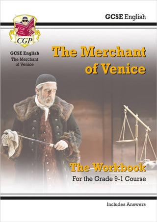 Cover image for 9781789081428 - GCSE English Shakespeare - The Merchant of Venice Workbook (includes Answers)