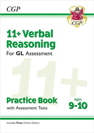 Cover image for 9781789081664 - 11+ GL Verbal Reasoning Practice Book & Assessment Tests - Ages 9-10 (with Online Edition)