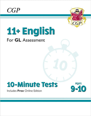 Supplemental image for 9781789082142 - 11+ GL 10-Minute Tests: English - Ages 9-10 (with Online Edition)