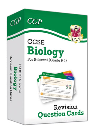 Cover image for 9781789082739 - GCSE Biology Edexcel Revision Question Cards