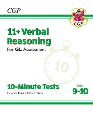 Cover image for 9781789083064 - 11+ GL 10-Minute Tests: Verbal Reasoning - Ages 9-10 (with Online Edition)