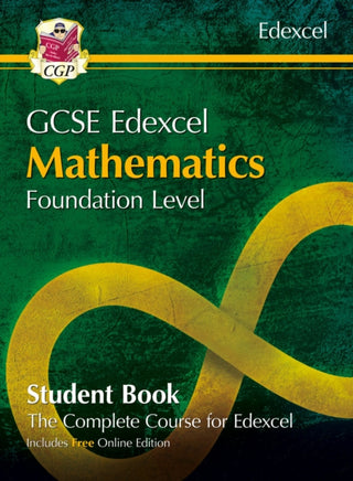 Cover image for 9781789083088 - New GCSE Maths Edexcel Student Book - Foundation (with fully worked answers and Online Edition)