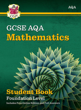 Cover image for 9781789083095 - New GCSE Maths AQA Student Book - Foundation (with fully worked answers and Online Edition)