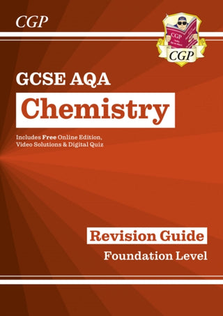 Cover image for 9781789083224 - GCSE Chemistry AQA Foundation Revision Guide with CGP RevisionHub