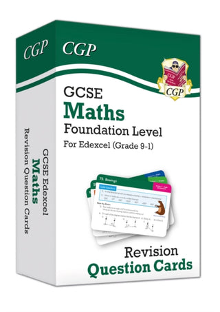 Cover image for 9781789083378 - GCSE Maths Edexcel Revision Question Cards - Foundation