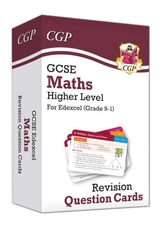 Cover image for 9781789083385 - GCSE Maths Edexcel Revision Question Cards - Higher