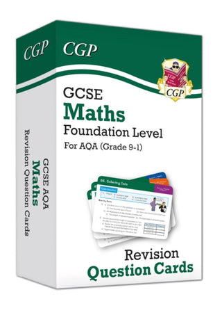 Cover image for 9781789083392 - GCSE Maths AQA Revision Question Cards - Foundation